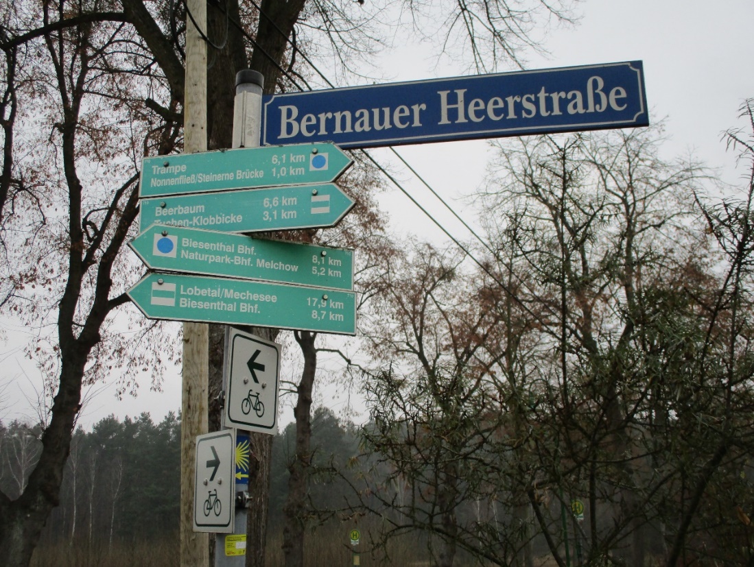 Wanderwege Barnimer Heide