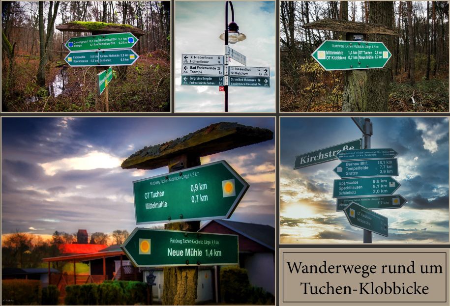 Wanderwege in Tuchen-Klobbicke